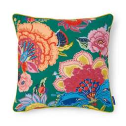 Sophie Robinson Enchanted Floral Cotton Square Cushion - thumbnail 2