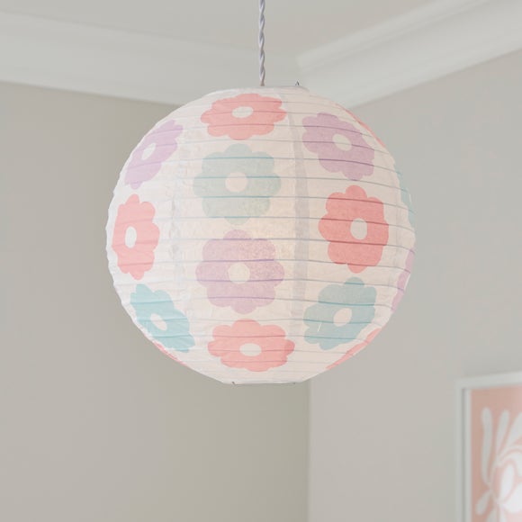 Floral Easy Fit Round Pendant Shade - image 1
