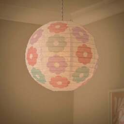 Floral Easy Fit Round Pendant Shade - thumbnail 2