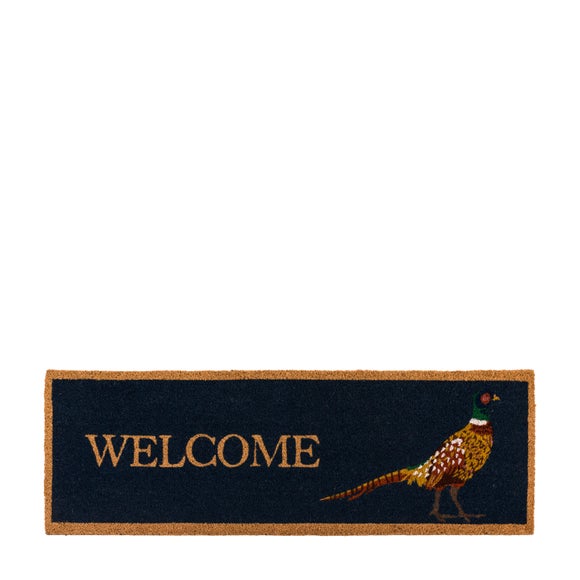 Cedar and Sage Royal Pheasant Welcome Coir Doormat - image 1