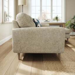 Sven Chunky Chenille Large Corner Chaise Sofa - thumbnail 2