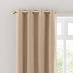 Luna Brushed Eyelet Curtains (Blackout Available)
