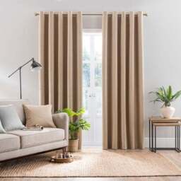 Luna Brushed Eyelet Curtains (Blackout Available) - thumbnail 2