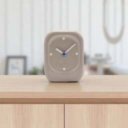 Interval Porcelain Square Desk Clock - thumbnail 1