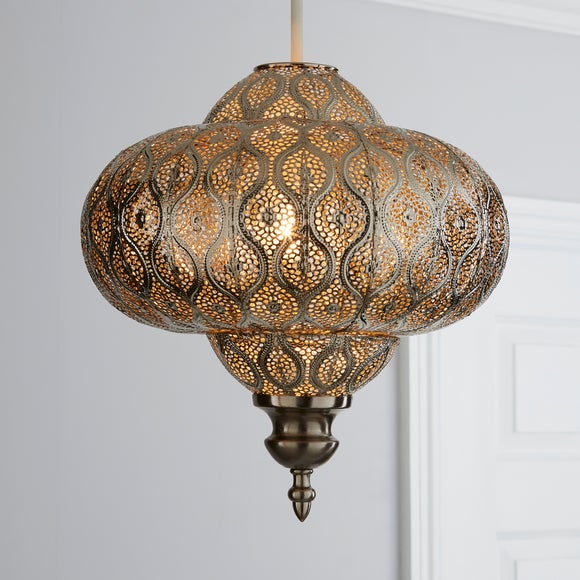 Lucena Fretwork Easy Fit Pendant Shade - image 1