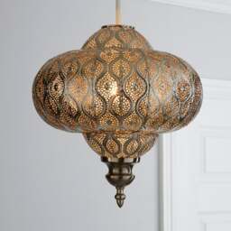 Lucena Fretwork Easy Fit Pendant Shade - thumbnail 1