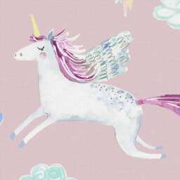 Little Adventurers Unicorn Made to Measure Roman Blind - thumbnail 2