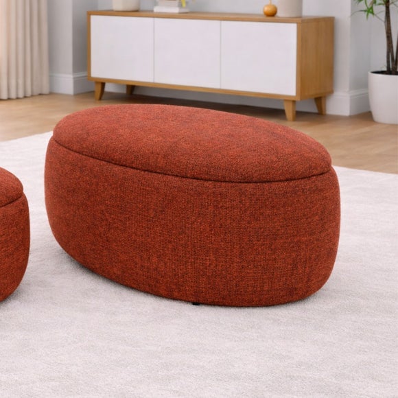 Westhill Chenille Large Storage Footstool - image 1