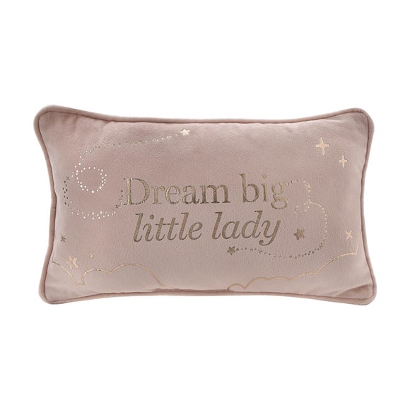 Bambino Little Lady Velvet Cushion - image 1