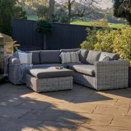 Tuscany Corner Garden Sofa Set - thumbnail 1