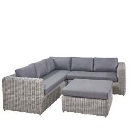 Tuscany Corner Garden Sofa Set - thumbnail 3