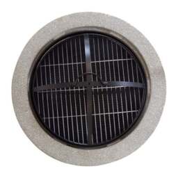 Charles Bentley Round BBQ Fire Pit with Mesh Cover - thumbnail 6