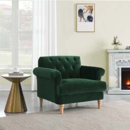 Jazz Armchair, Velvet - thumbnail 1