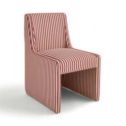 Rosalyn Striped Dining Chair, Fabric - thumbnail 2