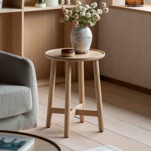 Kalia Side Table, Oak Effect - image 1