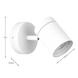 Falco Industrial Bathroom Wall Light - thumbnail 6