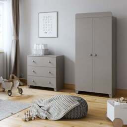 Little Acorns Classic 3 Drawer Chest and Wardrobe Nursery Set - thumbnail 6