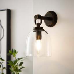 Alba Industrial Wall Light - thumbnail 1