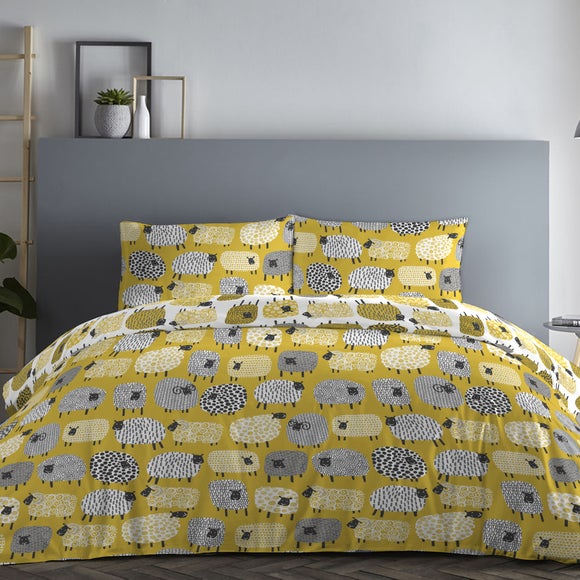 Fusion Dotty Sheep Duvet Cover & Pillowcase Set - image 1