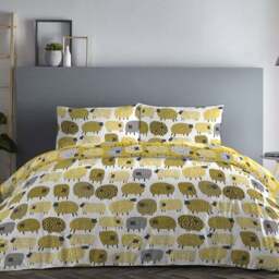 Fusion Dotty Sheep Duvet Cover & Pillowcase Set - thumbnail 2