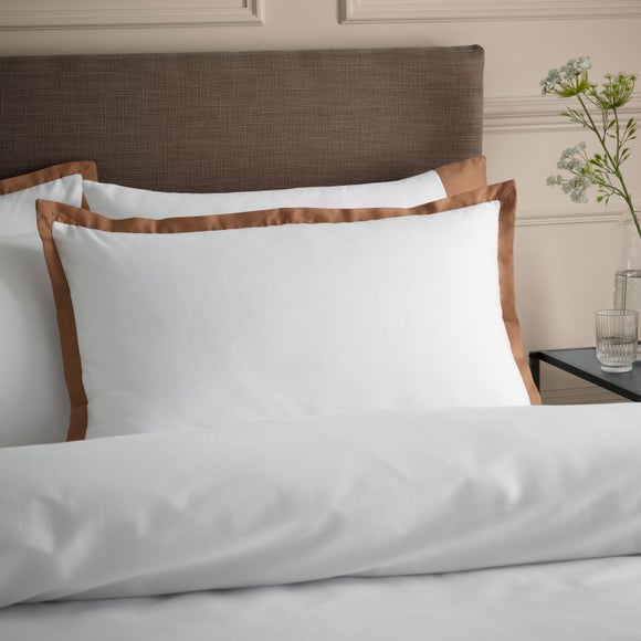 Hotel Portchester 230 Thread Count 100% Cotton Sateen Oxford Pillowcase - image 1