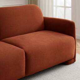 Miko Velvet 3 Seater Clic Clac Single Sofa Bed - thumbnail 4
