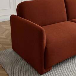 Miko Velvet 3 Seater Clic Clac Single Sofa Bed - thumbnail 5