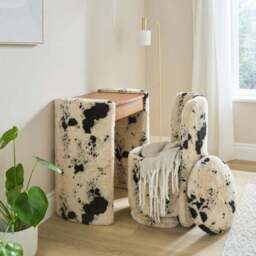 Frankie Compact Dressing Table Set with Mirror and Stool - thumbnail 2