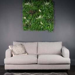 Artificial Mixed Grass Flower Wall Panel - thumbnail 2