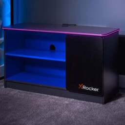 "X Rocker Carbon Tek TV Media Cabinet with Neo Fibre LED for TVs up to 42""" - thumbnail 6
