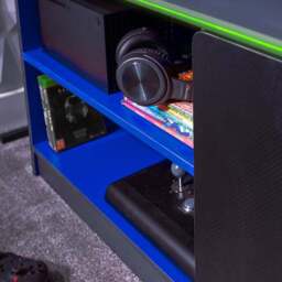 "X Rocker Carbon Tek TV Media Cabinet with Neo Fibre LED for TVs up to 42""" - thumbnail 3