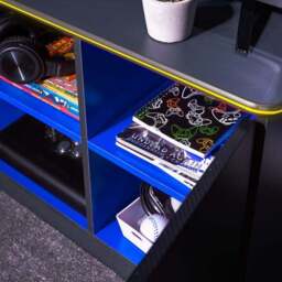 "X Rocker Carbon Tek TV Media Cabinet with Neo Fibre LED for TVs up to 42""" - thumbnail 5