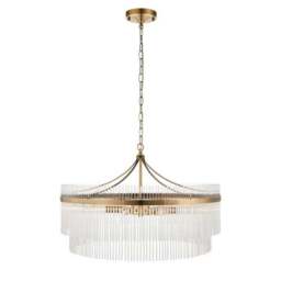Vogue Langdon Grand Art Deco 7 Light Adjustable Chandelier - thumbnail 5