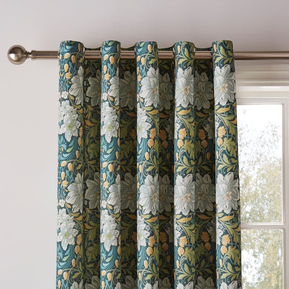 Loretta Floral Eyelet Curtains - image 1
