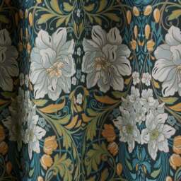 Loretta Floral Eyelet Curtains - thumbnail 3