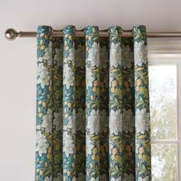 Loretta Floral Eyelet Curtains - thumbnail 1