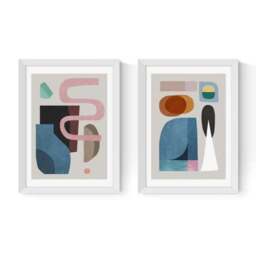 East End Prints Set of 2 Motel Shapes Prints - thumbnail 2