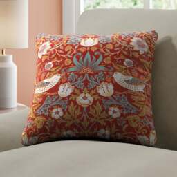 Strawberry Thief Velvet Made to Order Cushion Cover
