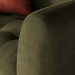Max Velvet Swivel Chair - thumbnail 3