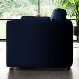 Zoe II Velvet Snuggle Chair - thumbnail 3