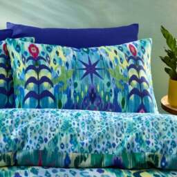 Matthew Williamson Ikat 100% Cotton Duvet Cover & Pillowcase Set - thumbnail 2