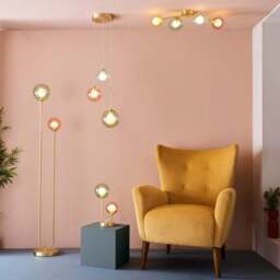 Eliza 4 Light Semi Flush Ceiling Light - thumbnail 6