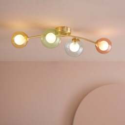 Eliza 4 Light Semi Flush Ceiling Light - thumbnail 1