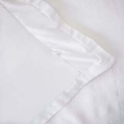 Dorma Purity Staunton White 100% Cotton Oxford Pillowcase Pair - thumbnail 2