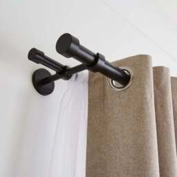 Trinity Double Layer Extendable Metal Curtain Pole - thumbnail 4