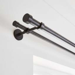 Trinity Double Layer Extendable Metal Curtain Pole