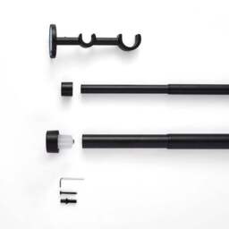 Trinity Double Layer Extendable Metal Curtain Pole - thumbnail 2