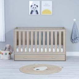 Babymore Veni Cot Bed with Drawer - thumbnail 2