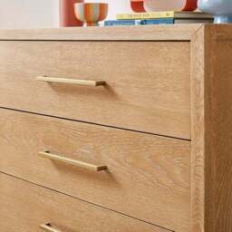 Holden 3 Drawer Chest, Oak - thumbnail 3