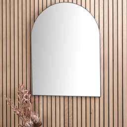 Metal Framed Arched Wall Mirror - thumbnail 1